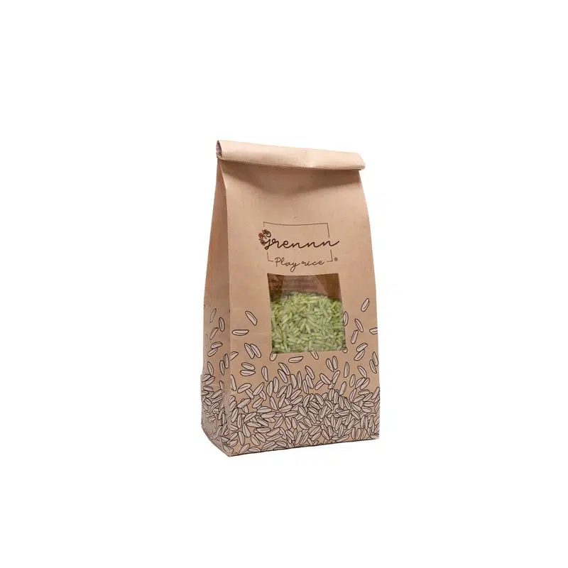 Grennn - Speelrijst licht groen 500 grm