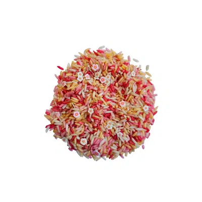Grennn - Speelrijst pink flower mix 500 gram