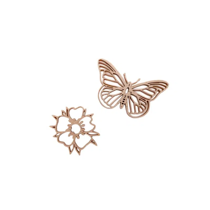 Grennn - vlinder en bloem uitsteker