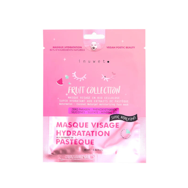 Inuwet- FRUIT COLLECTION - FACE MASK MOISTURIZING WATERMELON