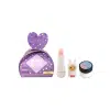 Inuwet - Gift Set Mini Kiss Violet (coconut lip scrub + cotton candy lip balm)