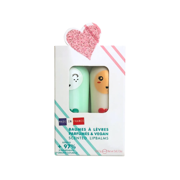 Inuwet- Pastel Sweet Duo Lipbalms Gift Set