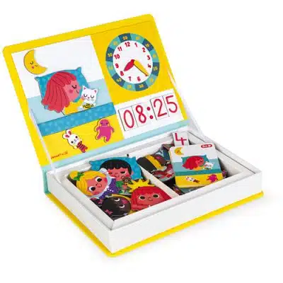 Janod - Magnetibook - Klok kijken