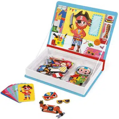 Janod Magnetibook - Verkleedfeest jongens