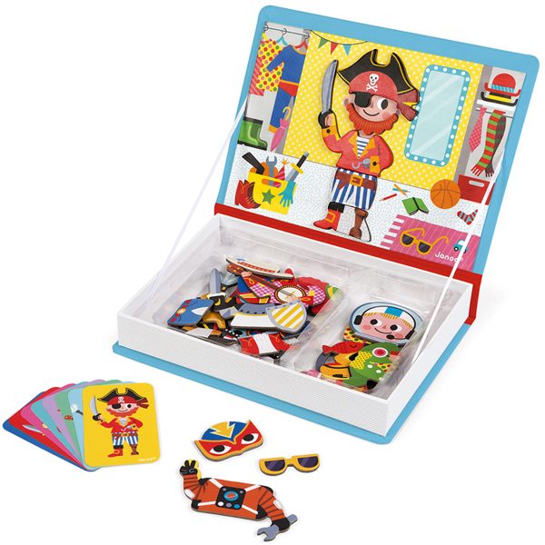 Janod Magnetibook - Verkleedfeest jongens