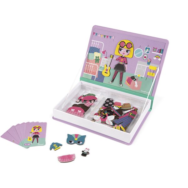 Janod Magnetibook - Verkleedfeest meisjes