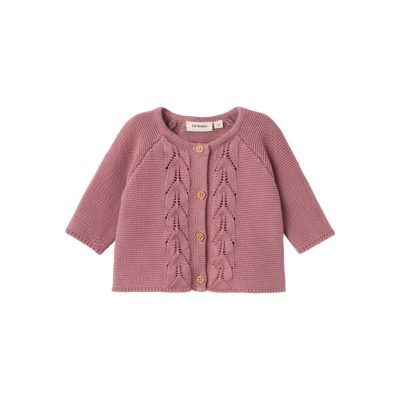 Lil' Atelier - Dora - Loose Knit Cardigan - Nostalgia Rose 86