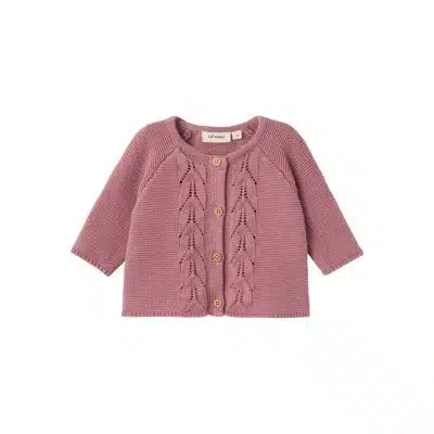 Lil' Atelier - Dora - Loose Knit Cardigan - Nostalgia Rose 86