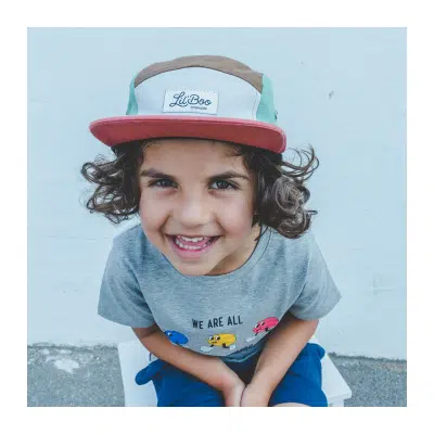 Lil' Boo - Block Rust 5-Panel - S: 9m-1.5y (46-49 cm)