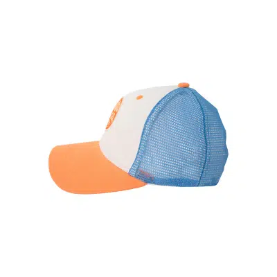 Lil' Boo - Lil' Boo Trucker Cap - Blue/Orange - S: 9m-1.5y (46-49 cm)