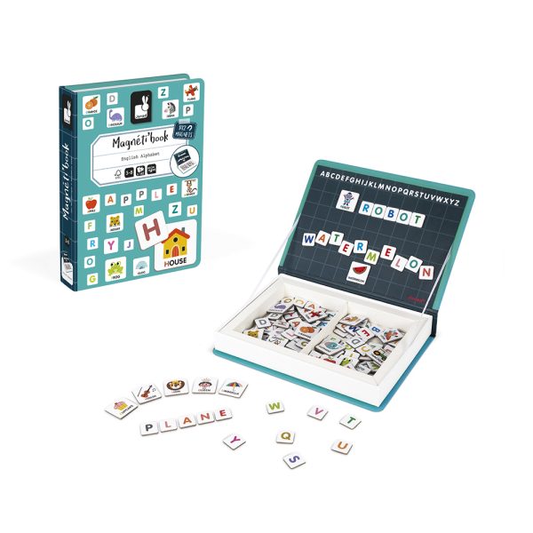 Janod - Magnetibook - Alfabet Engelstalig