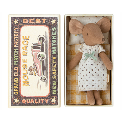 Maileg - Big Sister Mouse in matchbox