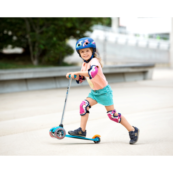 Micro Step - Knie en Elleboogbeschermers - Eenhoorn 3-7 jaar