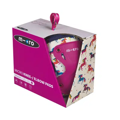 Micro Step - Knie en Elleboogbeschermers - Eenhoorn 3-7 jaar