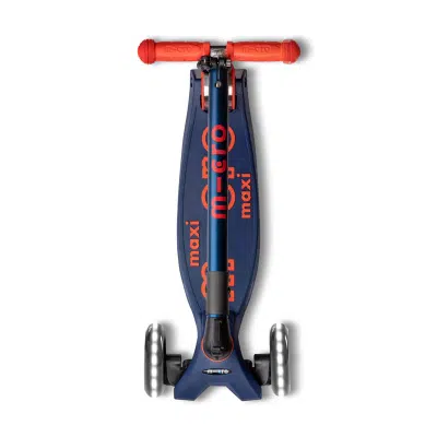 Micro Step - Maxi Deluxe LED - Navy/Red (Inklapbaar)