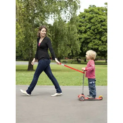 Micro step - Scoot 'n Pull paars