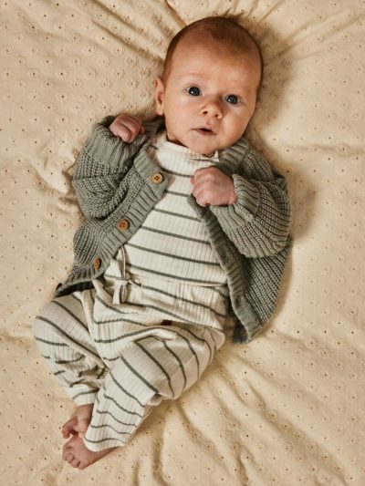Lil' Atelier - Nemlen - Knit Cardigan - Limestone 56