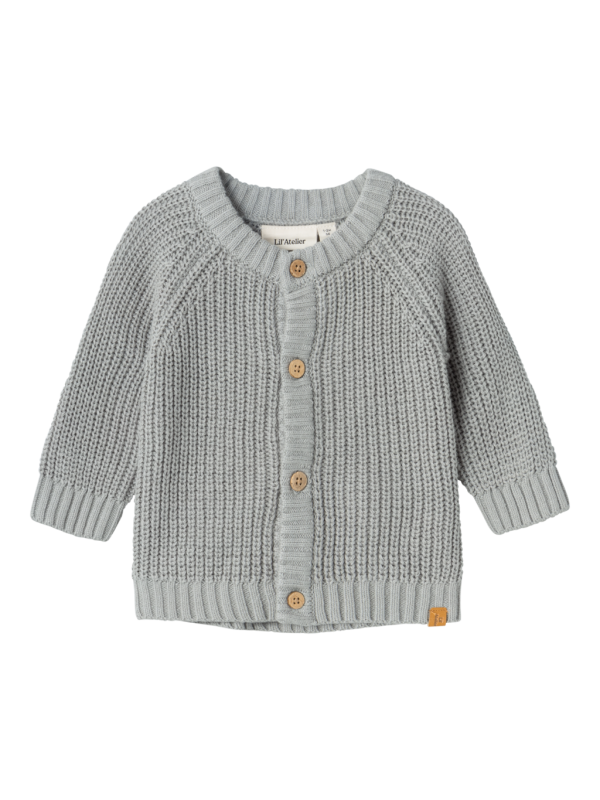 Lil' Atelier - Nemlen - Knit Cardigan - Limestone 56