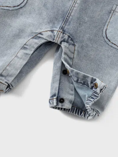 Lil' Atelier - Saga - Loose Denim Overall 5540 - Light Blue Denim 56