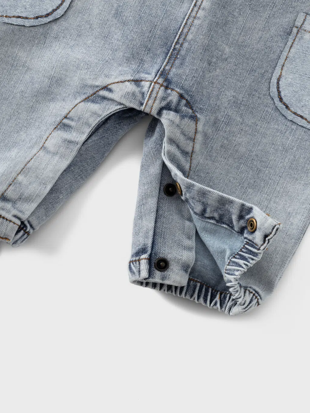 Lil' Atelier - Saga - Loose Denim Overall 5540 - Light Blue Denim 56