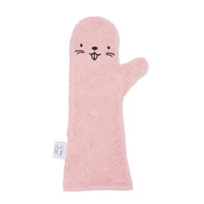 Nifty - Baby Shower Glove - Pink Beaver