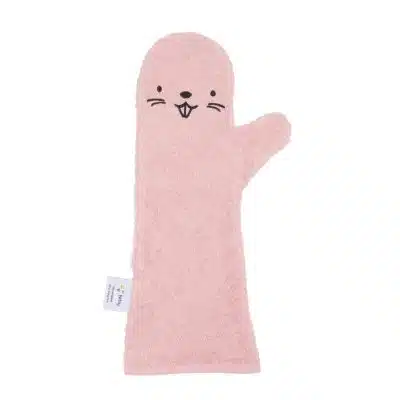 Nifty - Baby Shower Glove - Pink Beaver