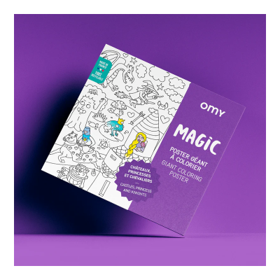 OMY - COLORING POSTER - MAGIC