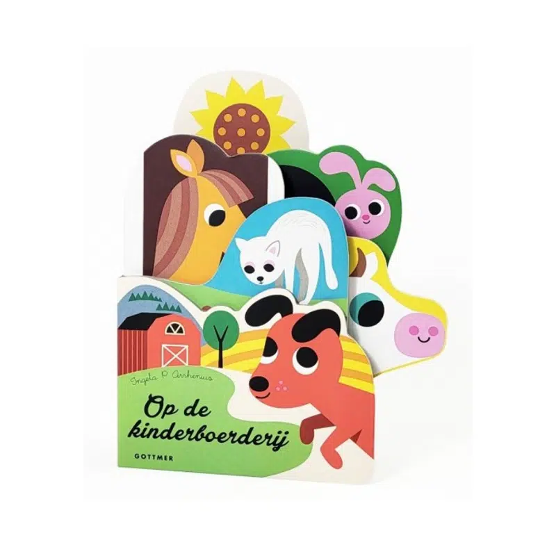 Op de kinderboerderij (3D-kartonboekje)