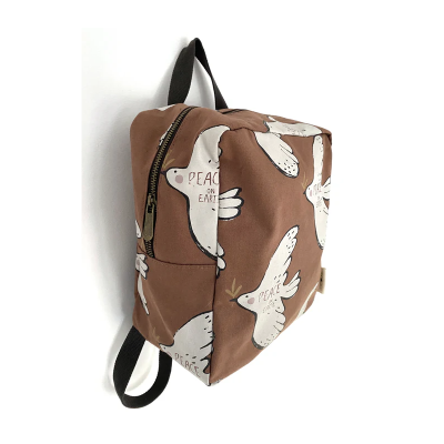 Studioloco - Waterproof Cotton - Canvas Backpack - Bird