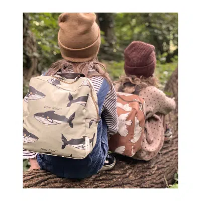 Studioloco - Waterproof Cotton - Canvas Backpack - Bird