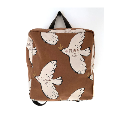 Studioloco - Waterproof Cotton - Canvas Backpack - Bird