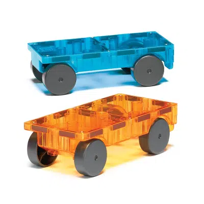 Magna-Tiles - Cars 2 Piece (Blauw-Oranje)