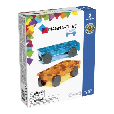 Magna-Tiles - Cars 2 Piece (Blauw-Oranje)