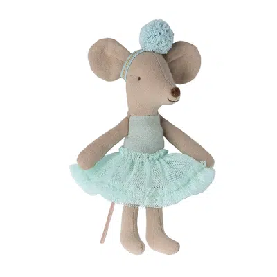 Maileg - Ballerina Mouse - Little Sister Light Mint