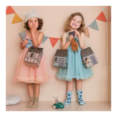 Maileg - Ballerina tulle dress - Melon - 2-3 years