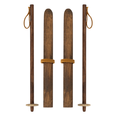 Maileg - Ski and Ski Poles - Mum and Dad Mouse