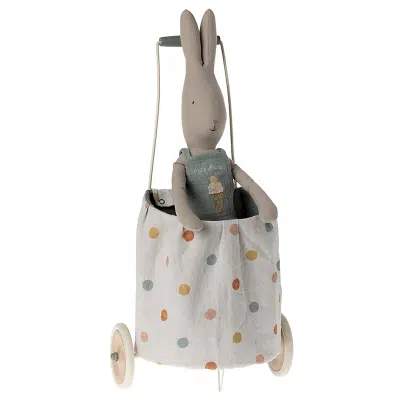 Maileg - Trolley - Multi Dots Blue