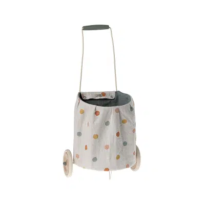 Maileg - Trolley - Multi Dots Blue