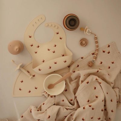 Mushie - Muslin Swaddle - Butterflies