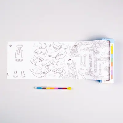 OMY - Pocket Games & Coloring - Ocean