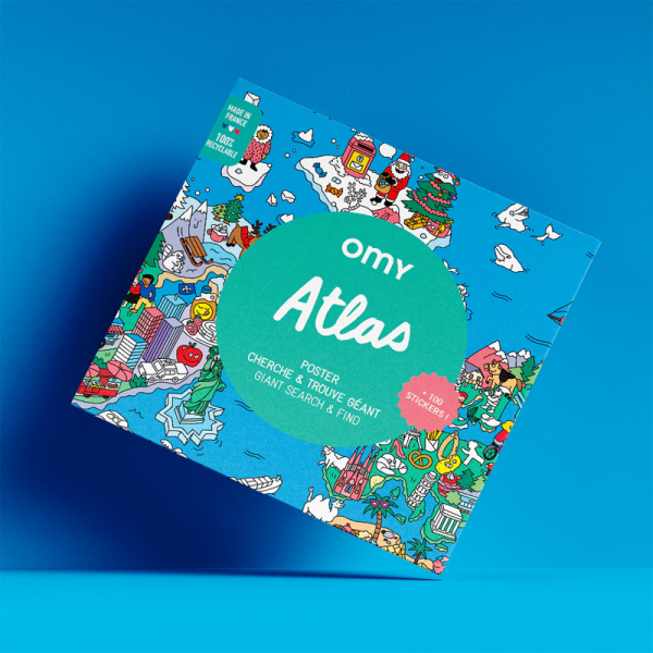 OMY - Poster & Stickers - Atlas
