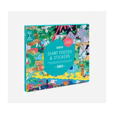 OMY - Poster & Stickers - Dinos