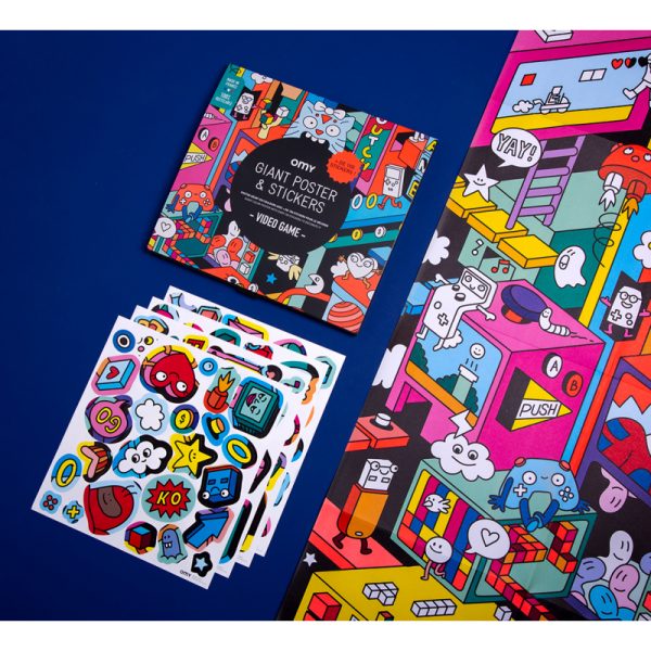 OMY - Poster & Stickers - Video Game