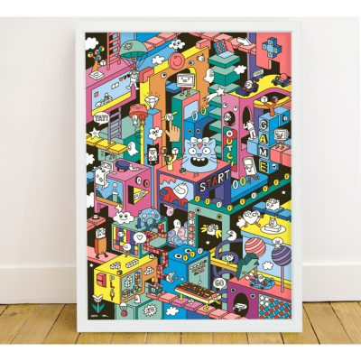 OMY - Poster & Stickers - Video Game