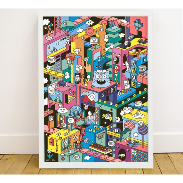 OMY - Poster & Stickers - Video Game