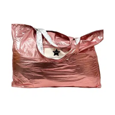 Ratatam - Metalic silver/pink bag