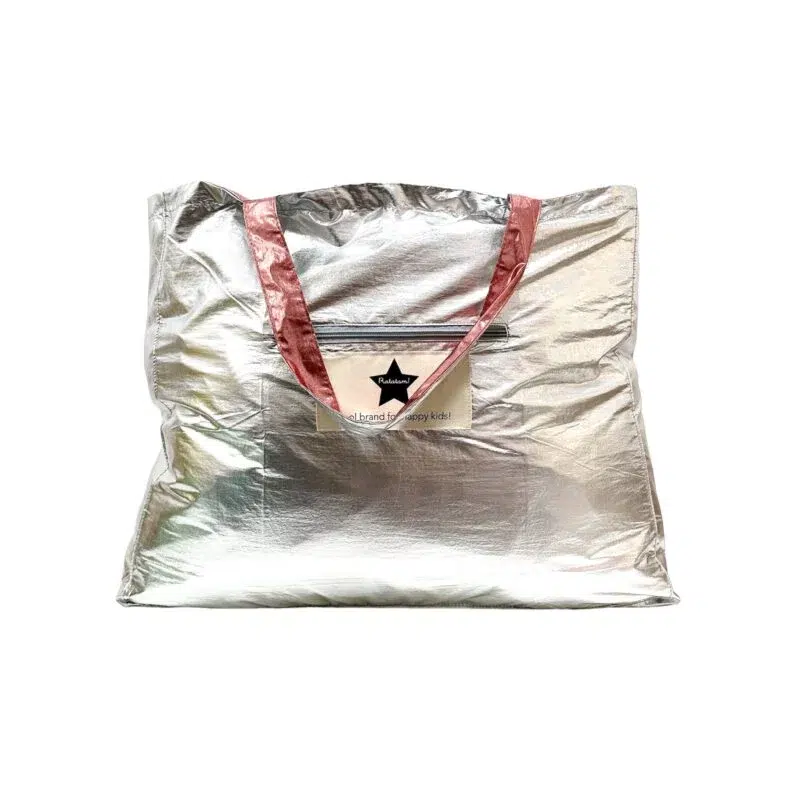Ratatam - Metalic silver/pink bag