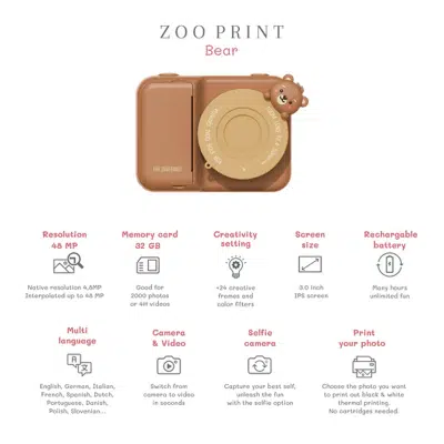 The Zoofamily - Zoo Print - Bear