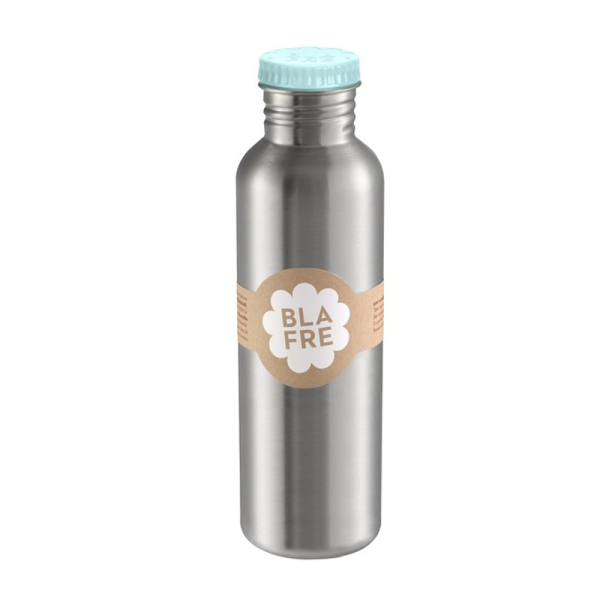 Blafre - Steel Bottle 750ml - lichtblauw