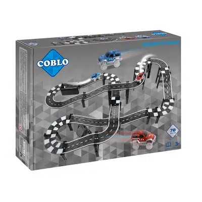 Coblo - Racetrack Black - 70 pieces